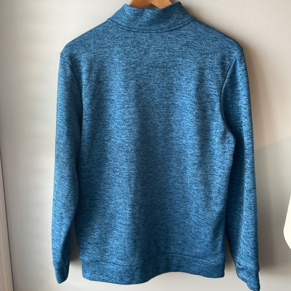 Under Armour Men’s Blue Quarter Zip Fleece Pullover - Picture 4 of 6
